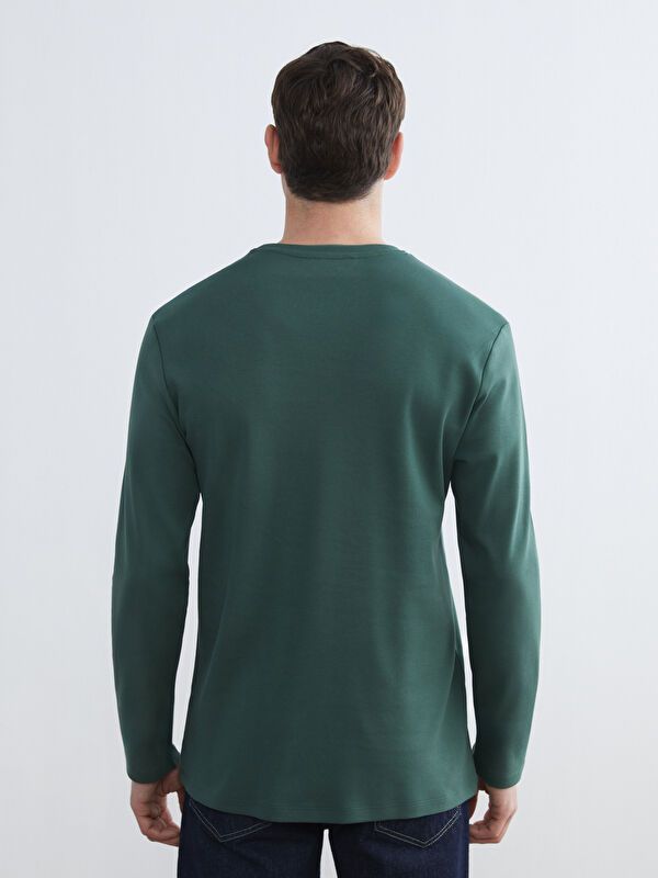 Moudda LC Waikiki - Sweatshirt imprimé basique pour Homme - Tunisie 4
