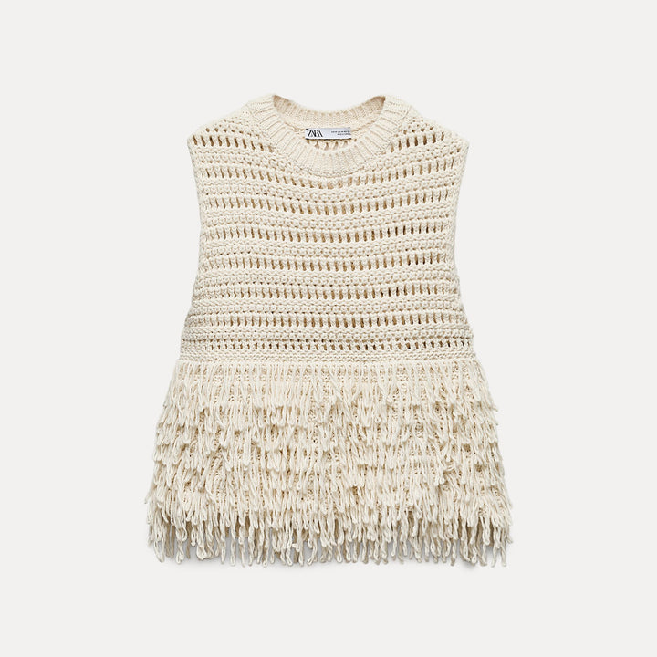 Moudda ZARA - Gilet franges - Tunisie 1