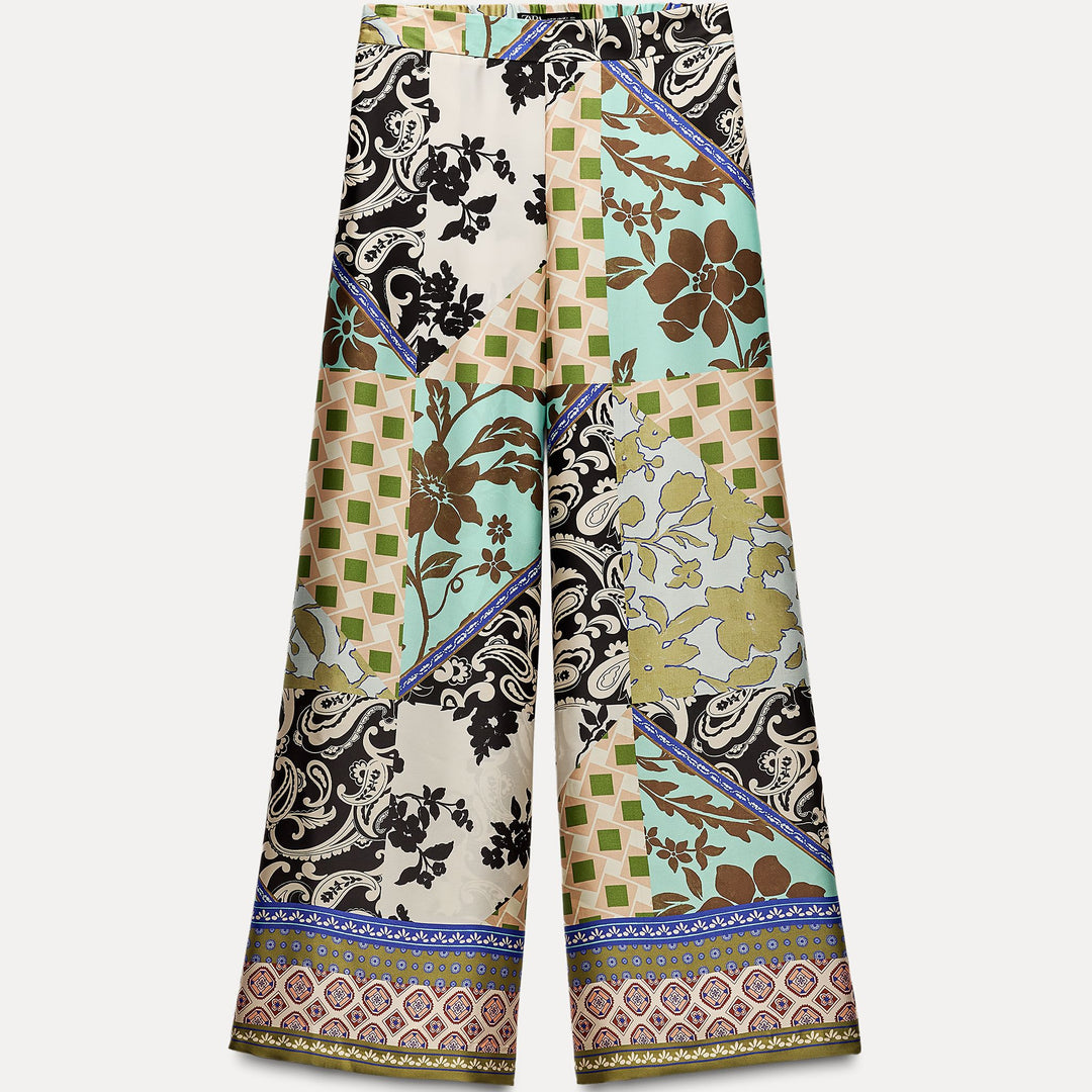 Moudda ZARA - Set pantalon imprimé patchwork - Tunisie 2