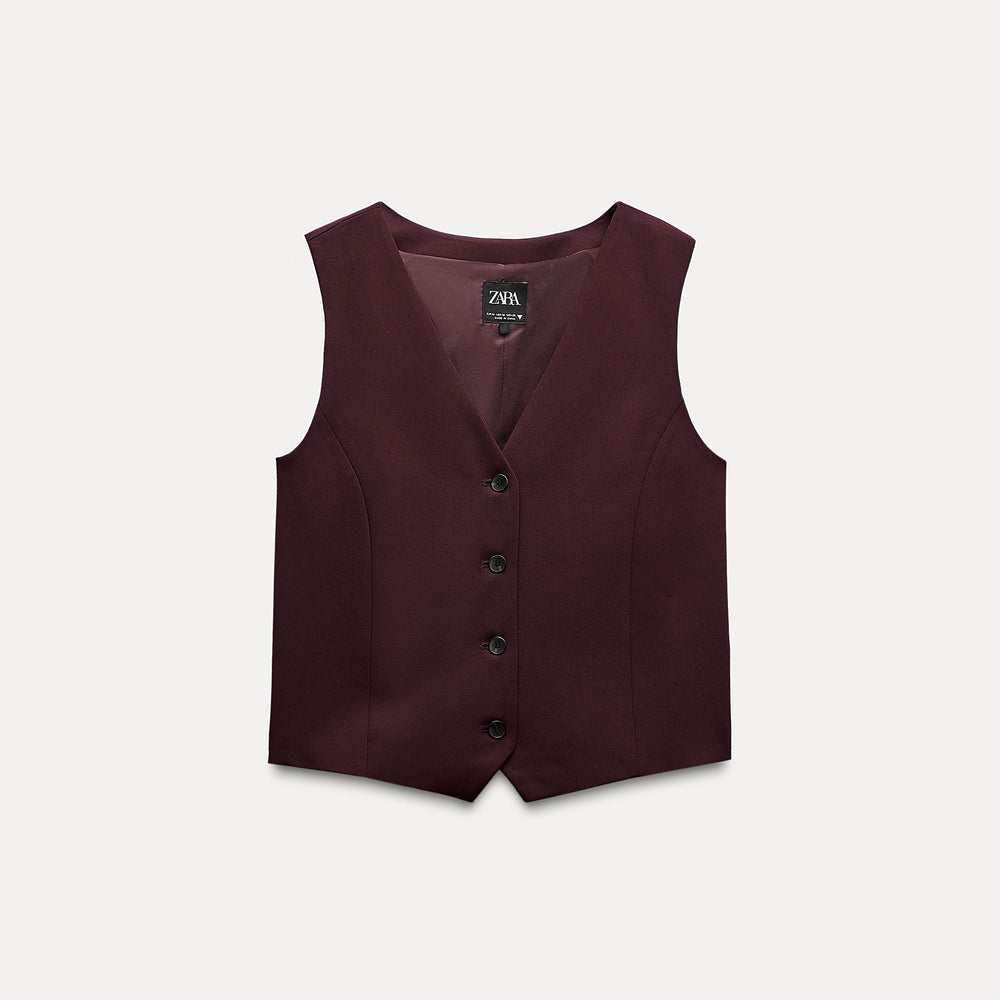 Moudda ZARA - Gilet masculin laine froide passants latéraux coordonné - Tunisie 2