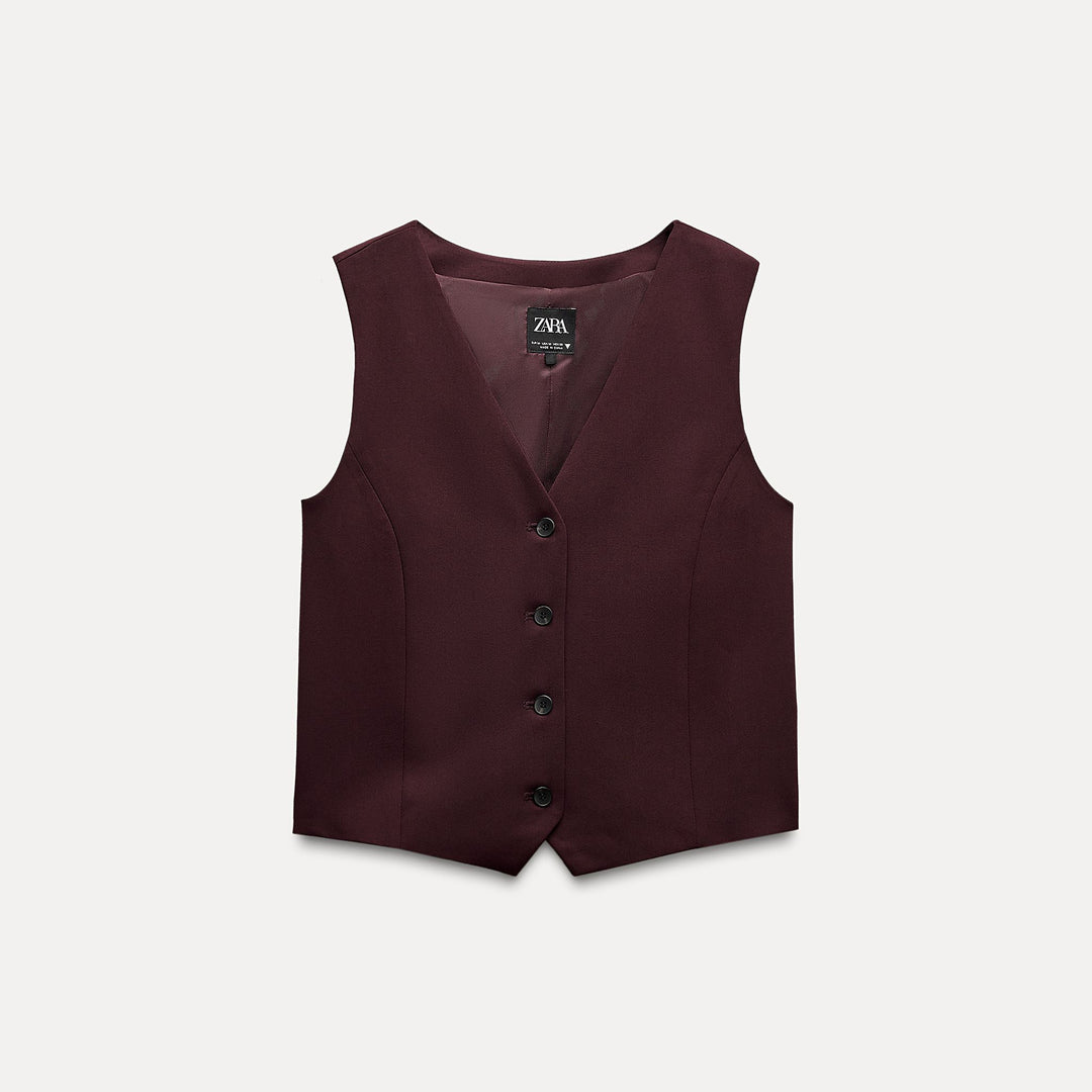 Moudda ZARA - Gilet masculin laine froide passants latéraux coordonné - Tunisie 2