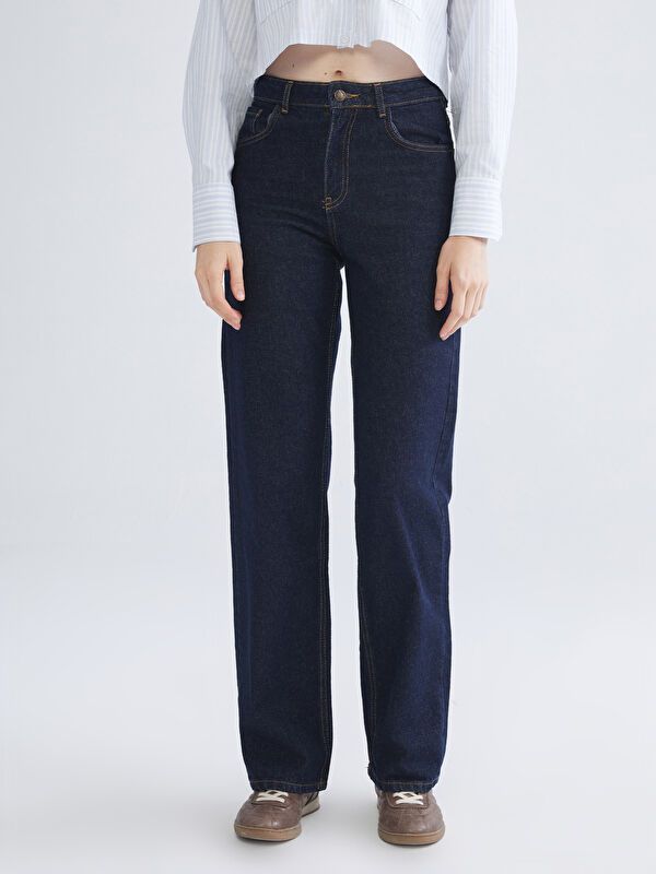 Moudda LC Waikiki - Pantalon jean tissé basique Femme Rodéo noir - Tunisie 2