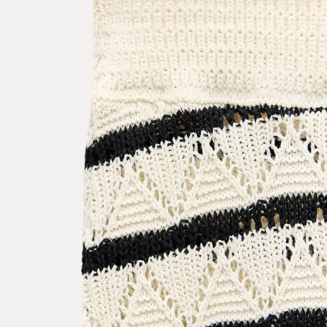 Moudda ZARA - Pantalon long rayé avec détail crochet - Tunisie 3