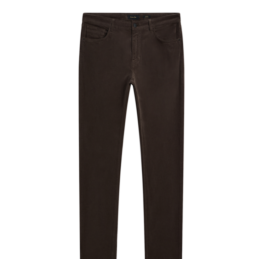 Moudda Massimo Dutti - Pantalon jean velours côtelé diagonal coupe slim - Tunisie 2