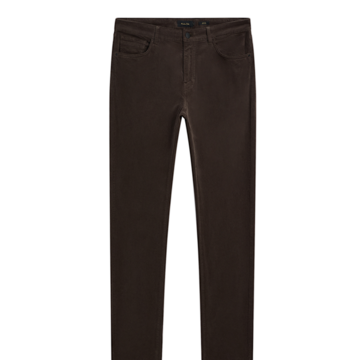 Moudda Massimo Dutti - Pantalon jean velours côtelé diagonal coupe slim - Tunisie 2
