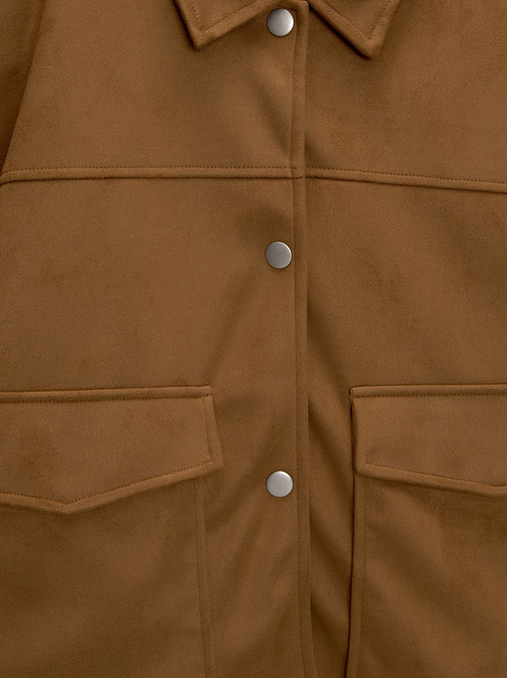 Moudda PULL & BEAR - Veste Suede Poches Plastron - Tunisie 4