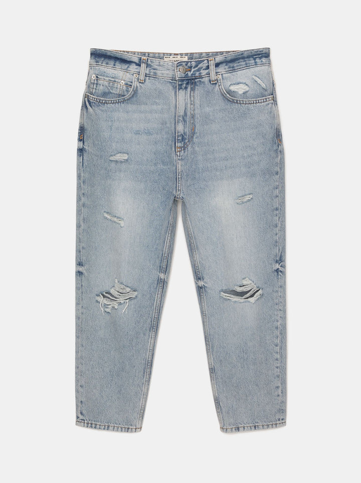Moudda PULL & BEAR - Pantalon Denim Relaxed Déchiré TK AK - Tunisie 2