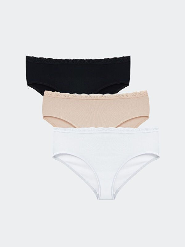 Moudda LC Waikiki - Slip basique Femme Rose nude - Tunisie 1