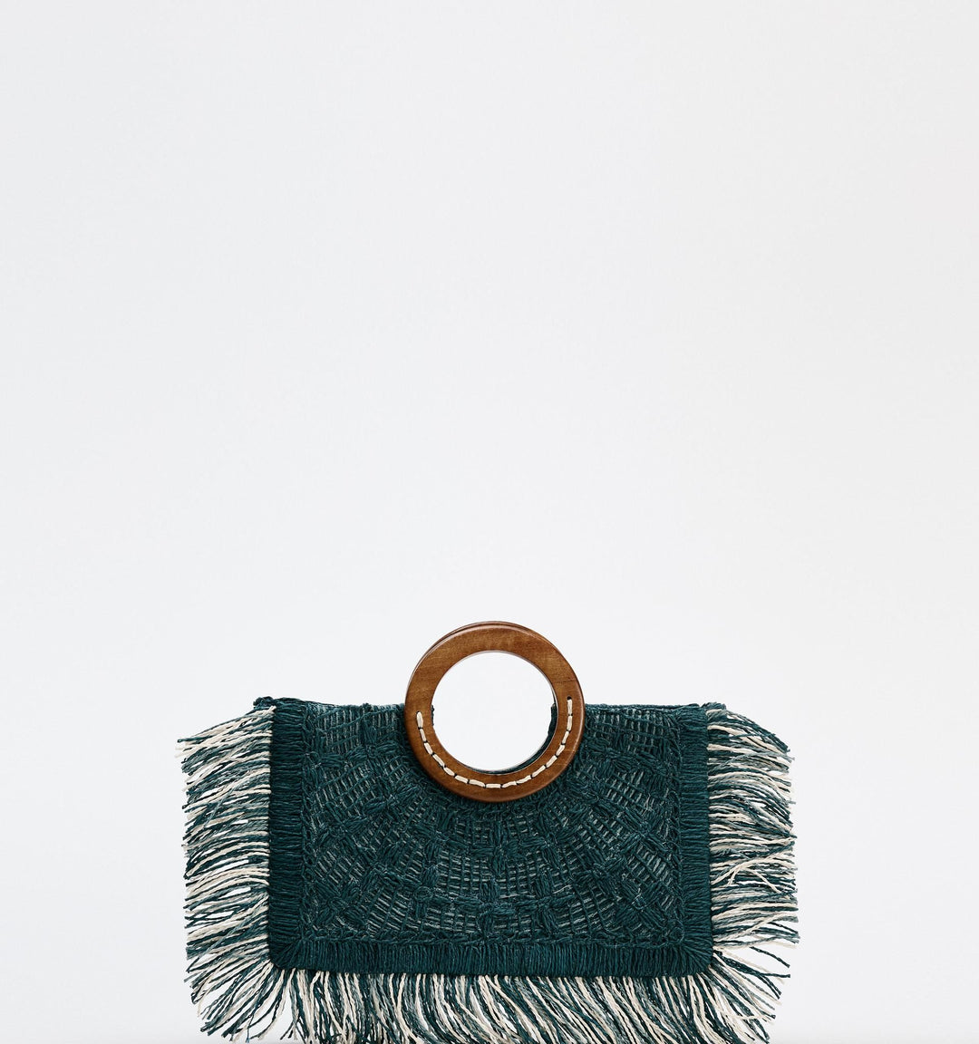 Moudda ZARA - Sac shopper horizontal raphia anse bois - Tunisie 7