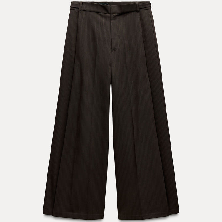 Moudda ZARA - Pantalon fluide rayure diplomatique, passant dos – ensemble - Tunisie 1