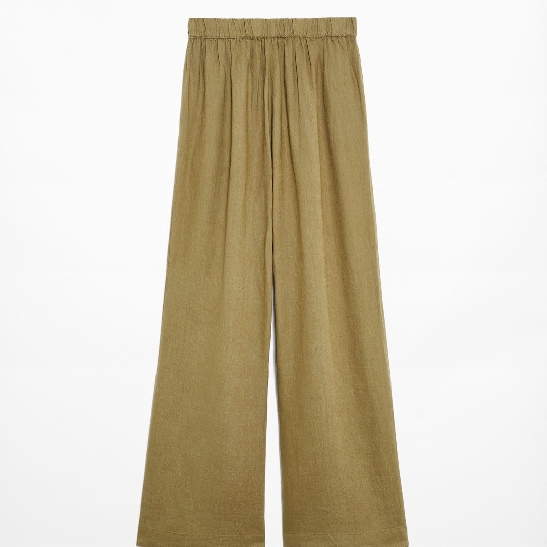 Moudda Oysho - Pantalon 100% Lin Coupe Tailleur Taille Haute - Tunisie 2