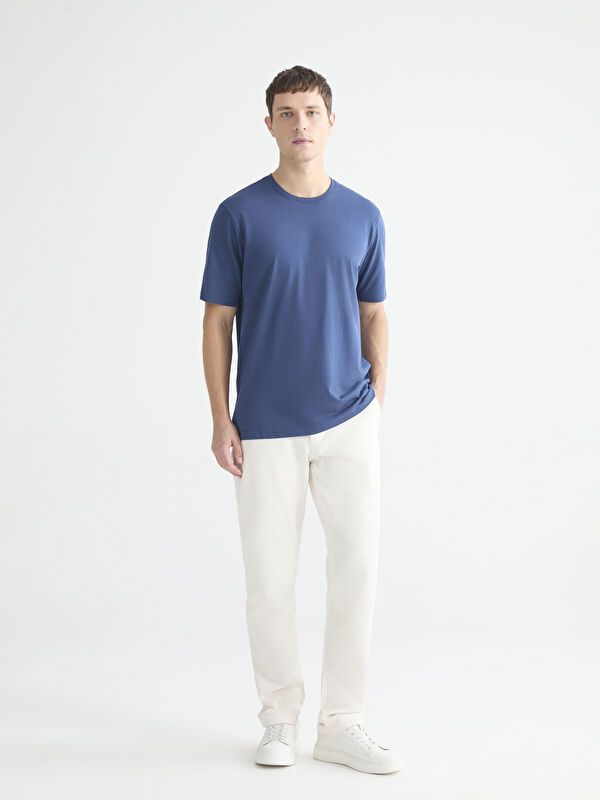 Moudda LC Waikiki - T-shirt basique col rond manches courtes en jersey pour Homme - Tunisie 2