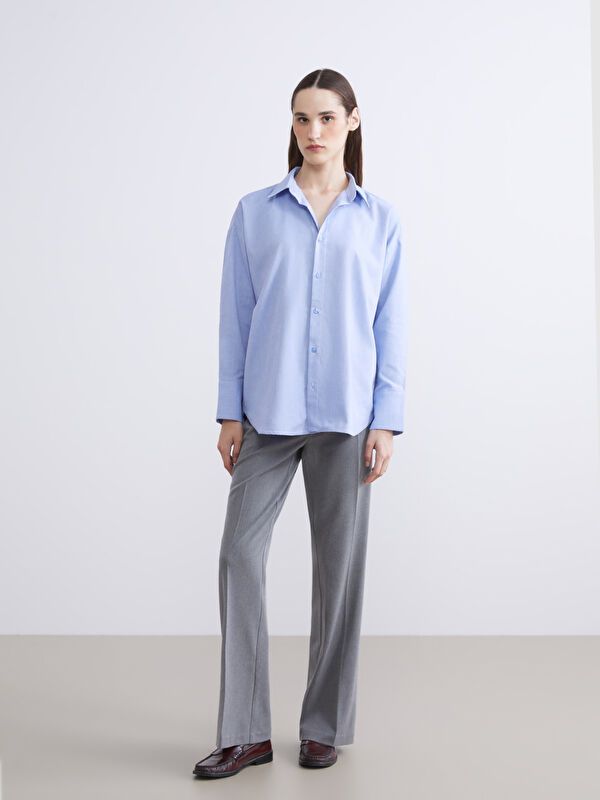 Moudda LC Waikiki - Chemise tissée à manches longues pour Femmes - Tunisie 2