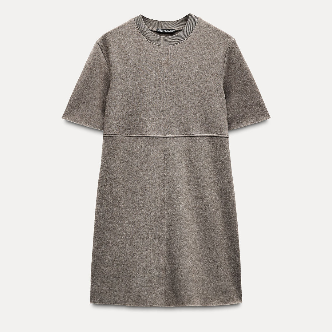 Moudda ZARA - Robe courte toucher doux, coloris anthracite - Tunisie 2