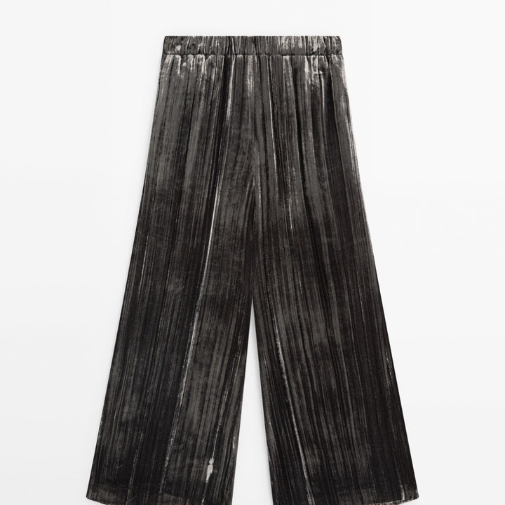Moudda Massimo Dutti - Pantalon velours froissé - Tunisie 5