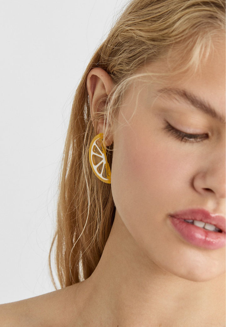 Moudda STRADIVARIUS - Boucle d'Oreille Citron - Tunisie 5