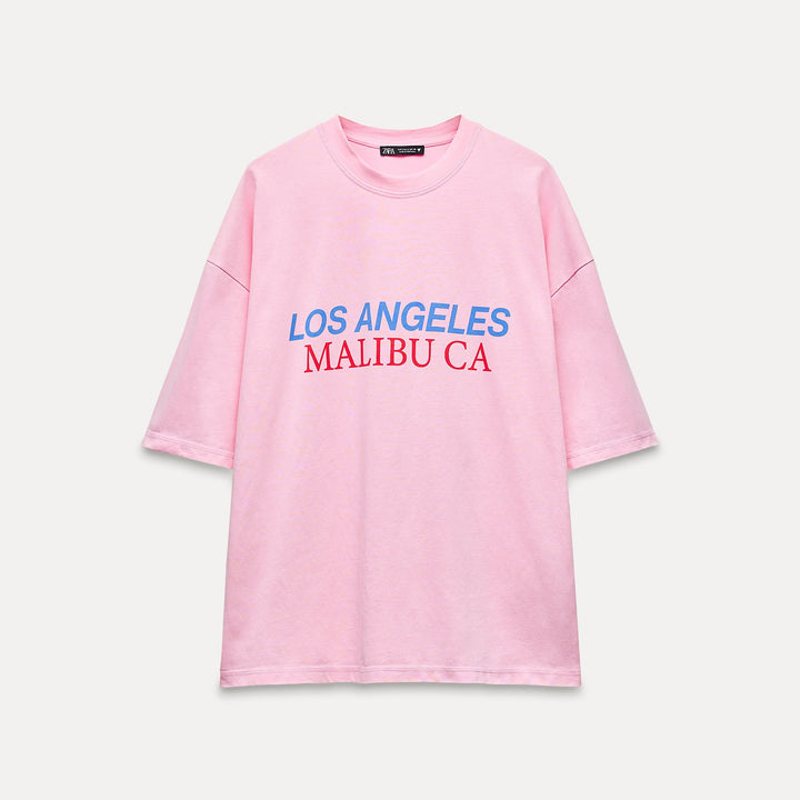 Moudda ZARA - T-shirt imprimé "Los Angeles" - Tunisie 2