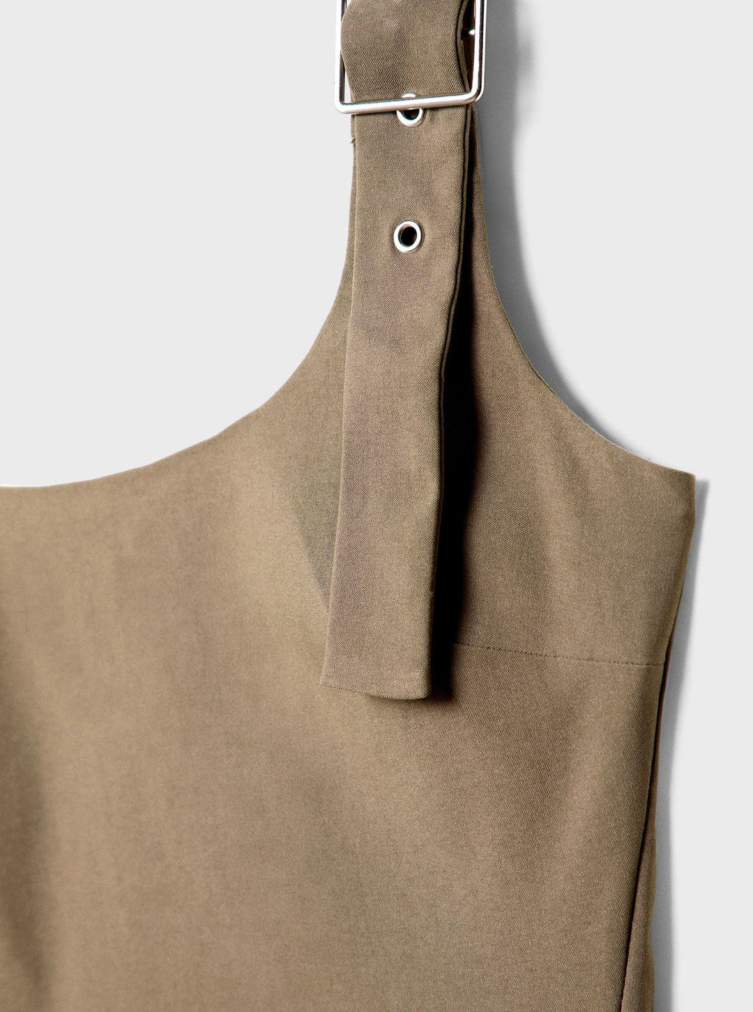 Moudda STRADIVARIUS - Robe Midi en Bengaline à Bretelles avec Boucles - Tunisie 4