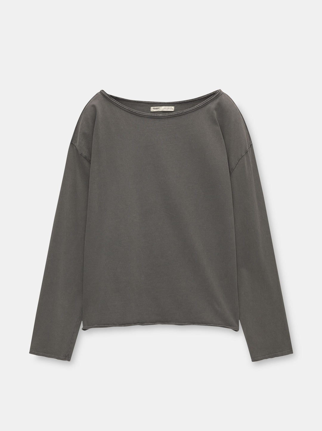Moudda PULL & BEAR - Body Manches Longues Lavé Coutures Ouvertes - Tunisie 2