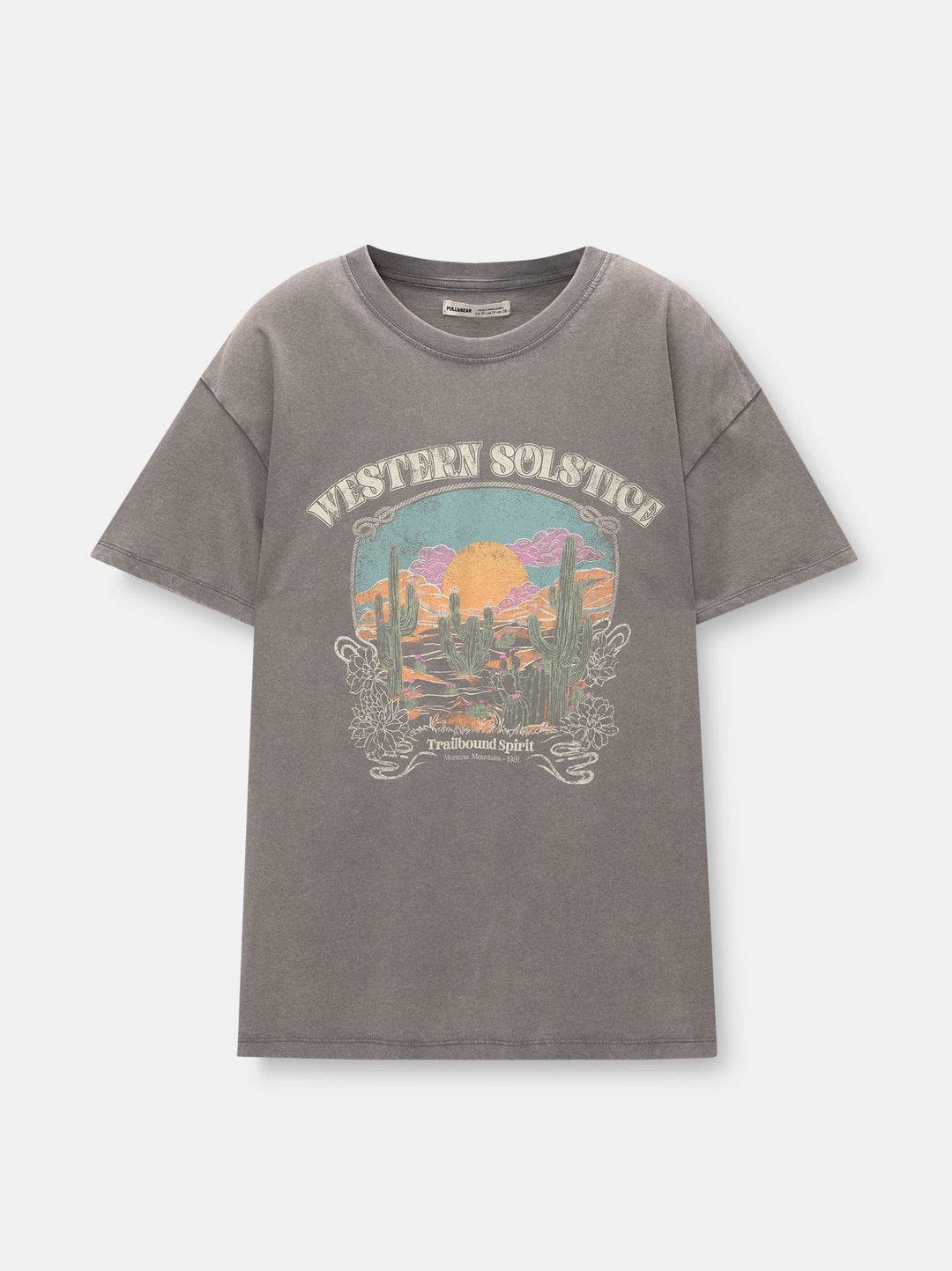 Moudda PULL & BEAR - Body Graphique Ésotérique Lavé - Tunisie 2