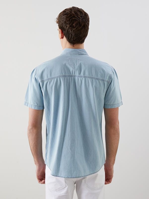 Moudda LC Waikiki - Chemise en jean manches courtes pour Homme - Tunisie 4