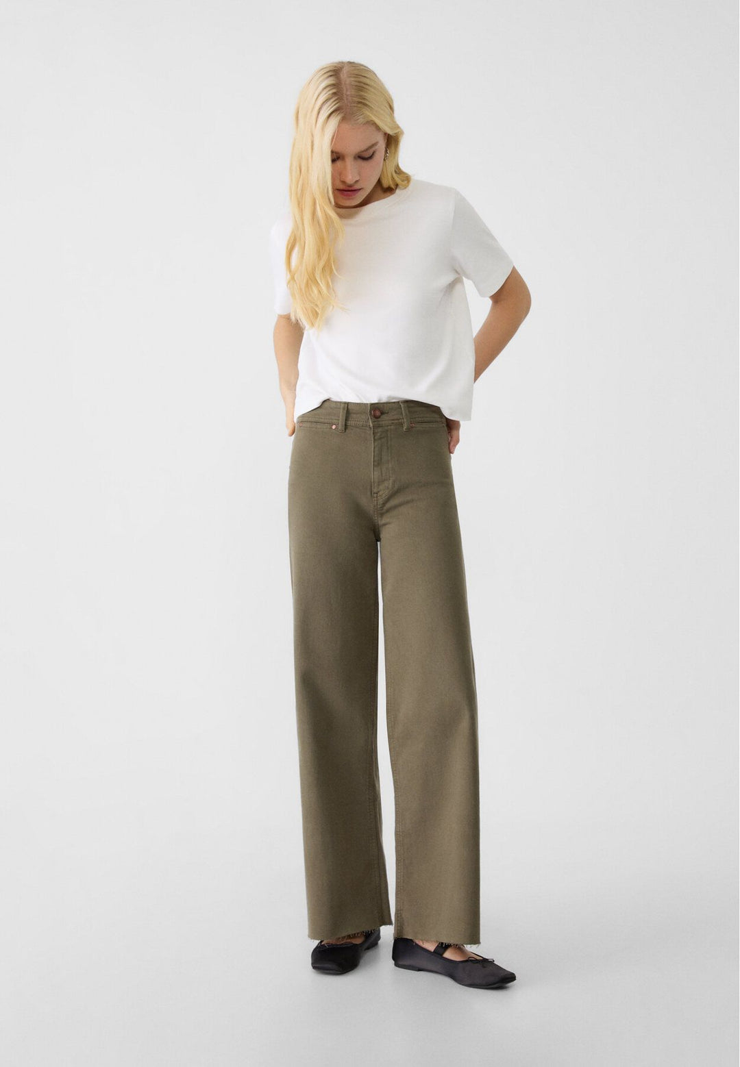 Moudda STRADIVARIUS - Pantalon Straight Minimal 50% Bio - Tunisie 4