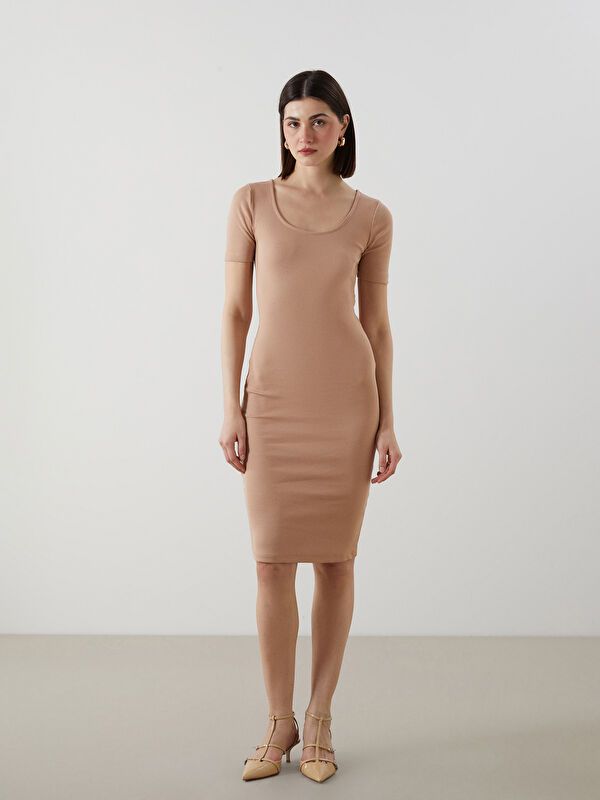 Moudda LC Waikiki - Robe manches courtes en jersey pour Femme - Tunisie 1
