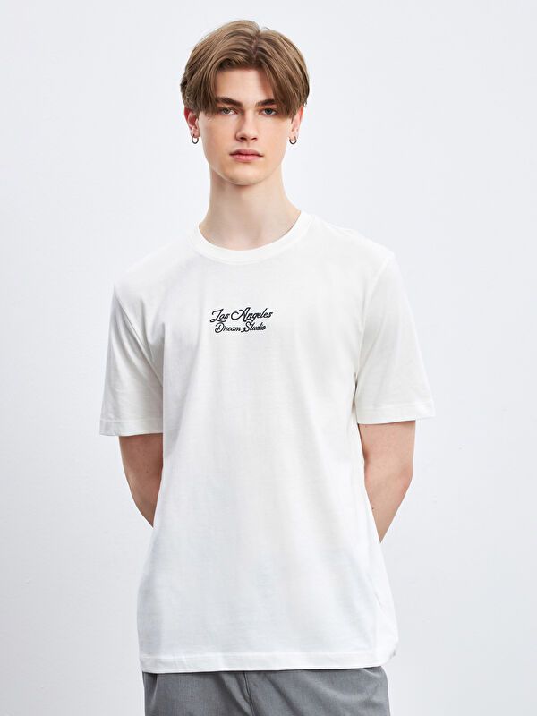 Moudda LC Waikiki - T-shirt imprimé manches courtes en jersey pour Homme - Tunisie 2