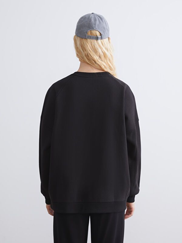 Moudda LC Waikiki - Sweatshirt en jersey Femme Noir - Tunisie 4