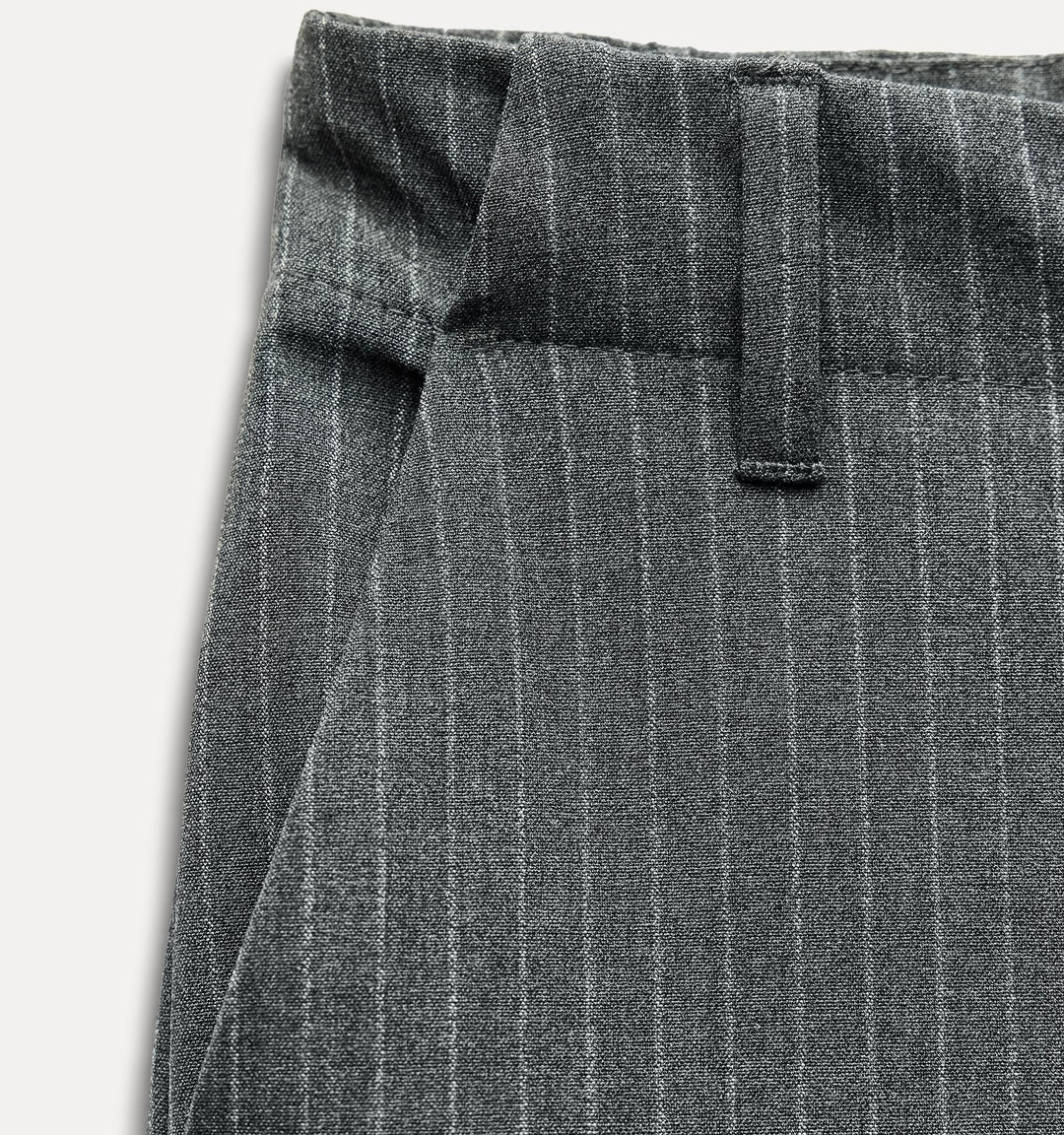 Moudda ZARA - Pantalon tonneau bouton ourlet rayé diplomate - Tunisie 3