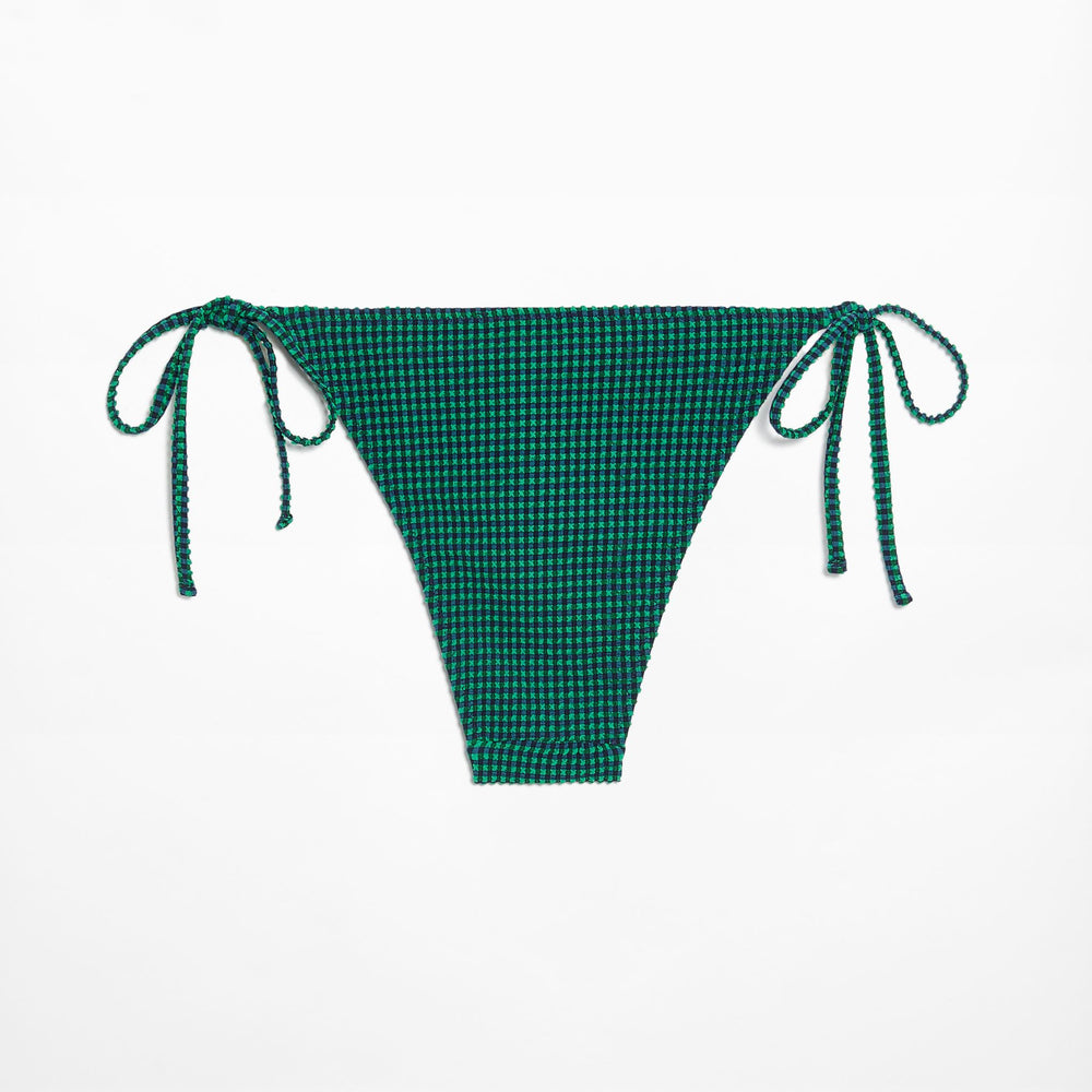 Moudda Oysho - Culotte Moyenne à Nœuds Vichy Vert - Tunisie 2