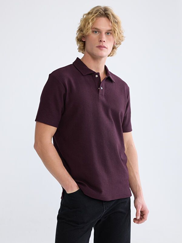 Moudda LC Waikiki - T-shirt col polo manches courtes en jersey - Tunisie 1