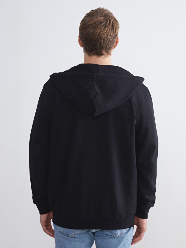 Moudda LC Waikiki - Cardigan jersey basique Homme Noir - Tunisie 4