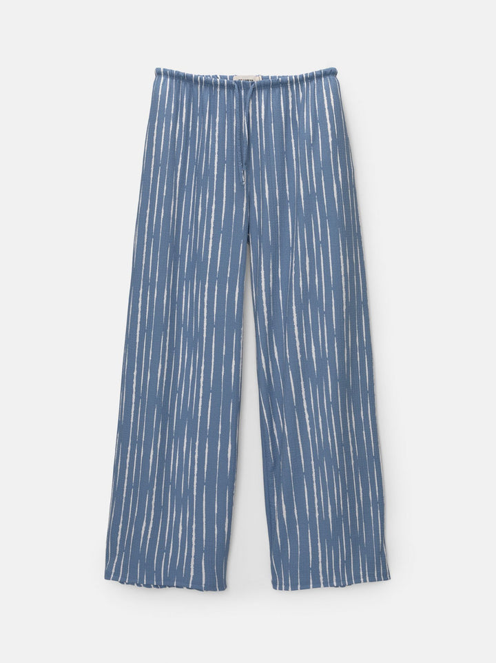 Moudda PULL & BEAR - Pantalon Jambe Large Bambula Imprimé - Tunisie 1