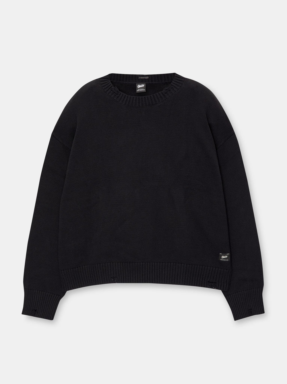 Moudda PULL & BEAR - Pull Manches Longues STWD Déchiré et Imprimé - Tunisie 2