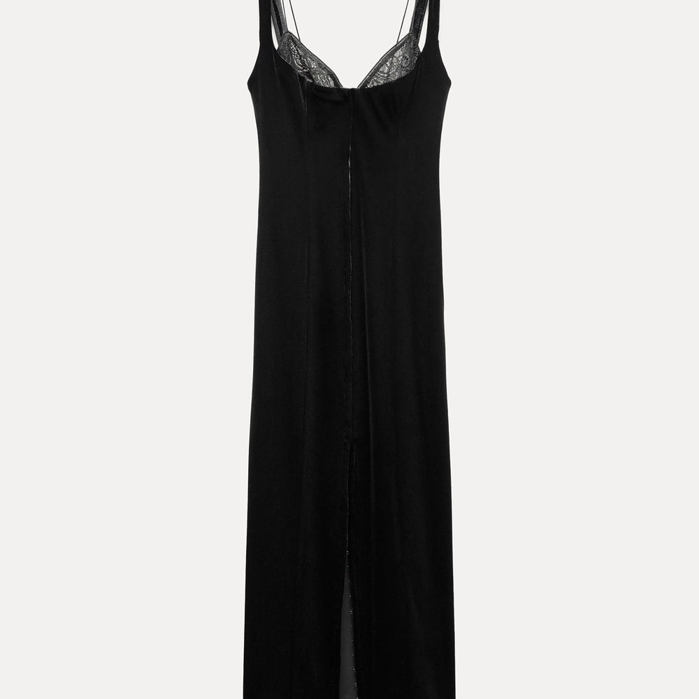 Moudda ZARA - Robe corset en velours avec dentelle - Tunisie 2