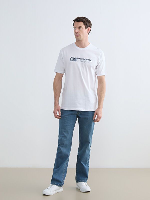 Moudda LC Waikiki - T-shirt imprimé manches courtes en jersey pour Homme - Tunisie 2