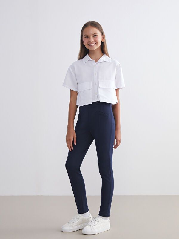 Moudda LC Waikiki - Pantalon en jersey Fille Bleu marine foncé - Tunisie 1