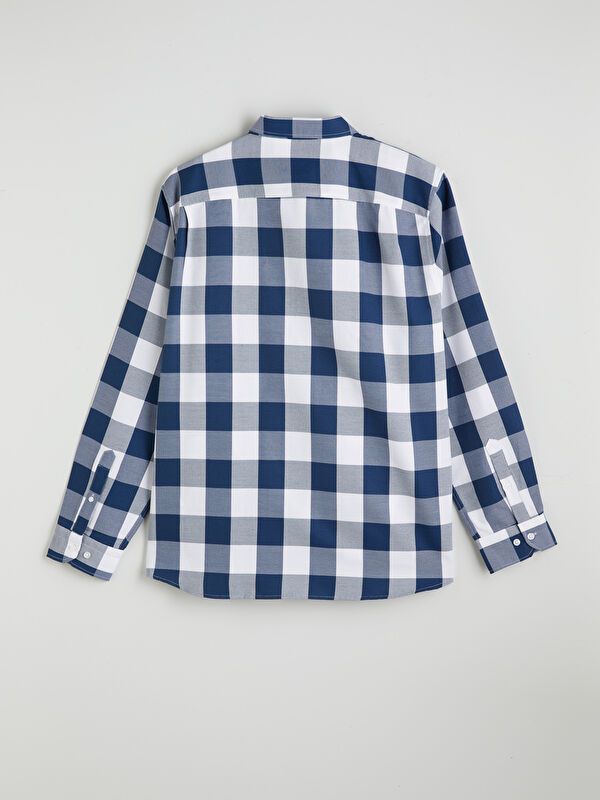 Moudda LC Waikiki - Chemise à carreaux tissée à manches longues pour Hommes - Tunisie 2