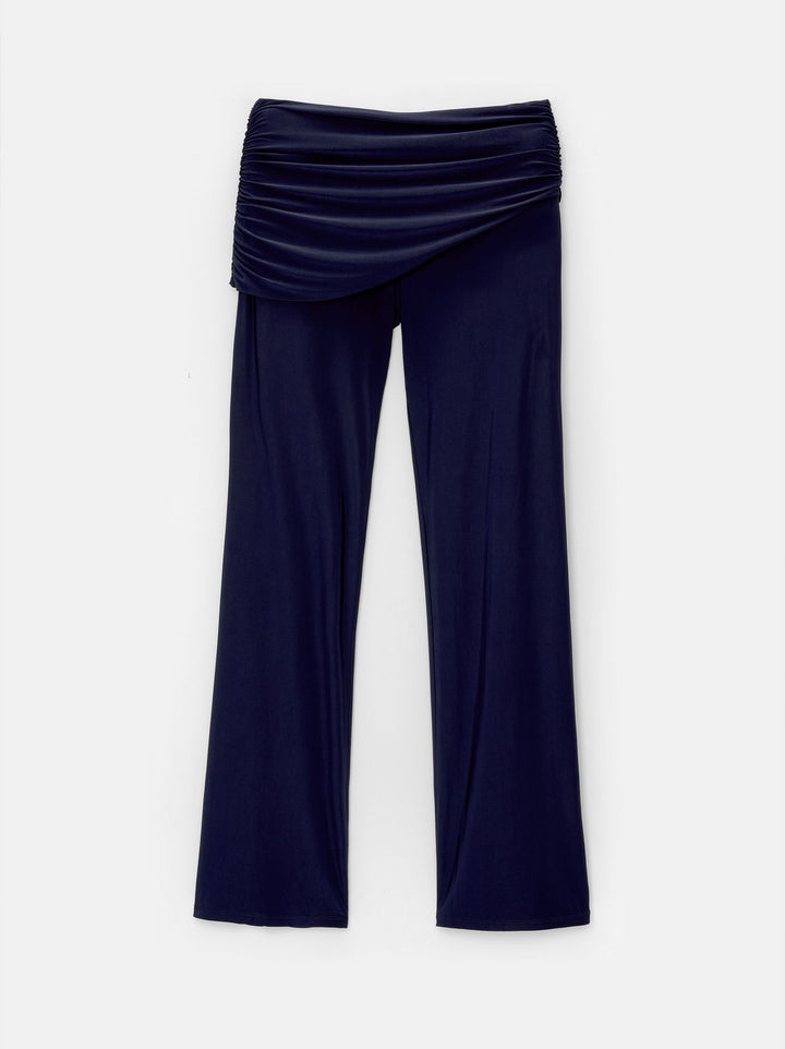 Moudda PULL & BEAR - Pantalon Pièce Asymétrique Marine - Tunisie 3