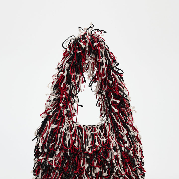 Moudda ZARA - Sac franges tissu multicolore - Tunisie 2