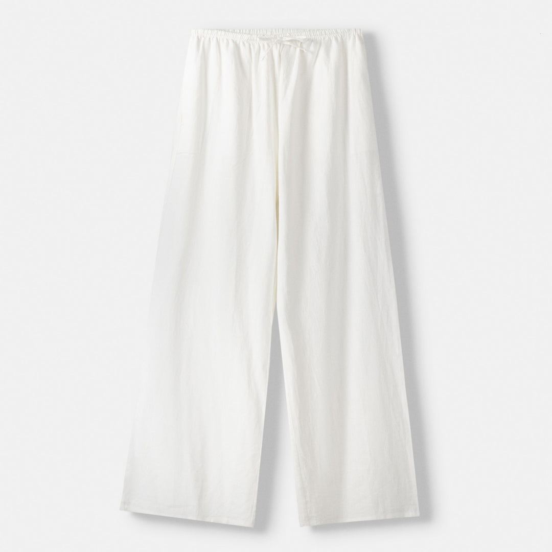 Moudda BERSHKA - Pantalon en lin avec élastique à la taille - Tunisie 1