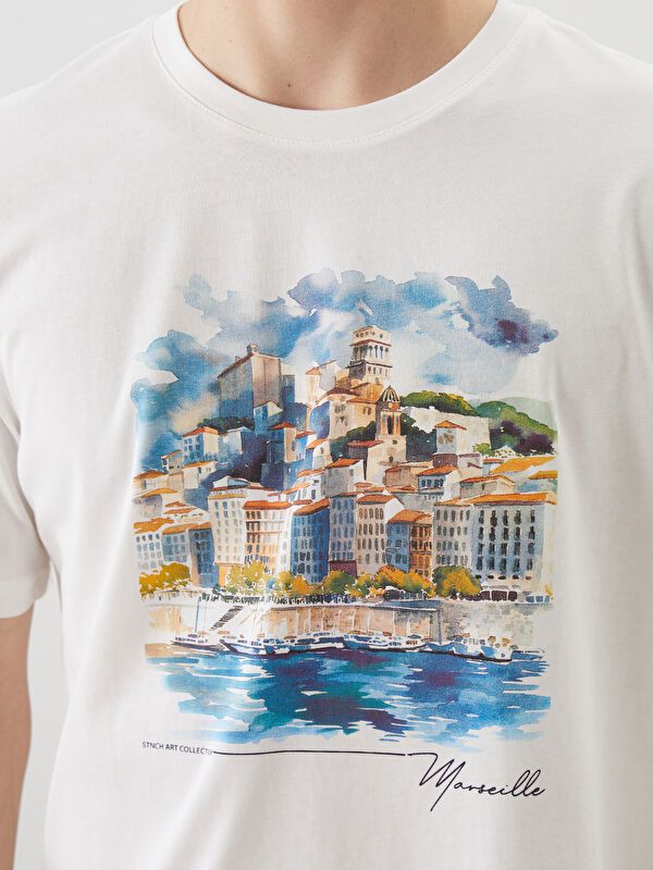 Moudda LC Waikiki - T-shirt imprimé manches courtes en jersey pour Homme - Tunisie 3