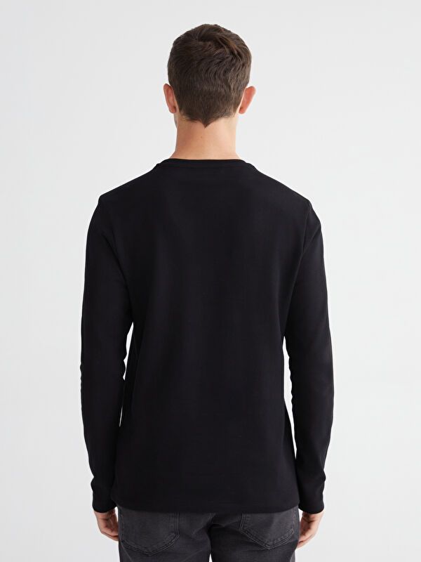 Moudda LC Waikiki - Sweatshirt imprimé basique pour Homme - Tunisie 4