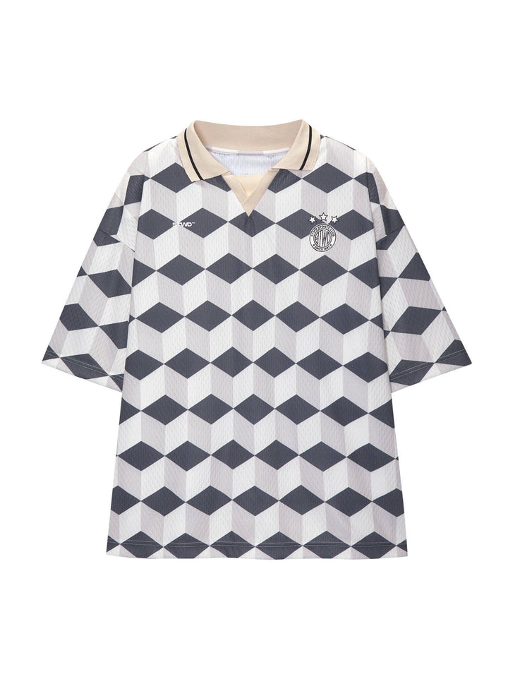 Moudda PULL & BEAR - T-Shirt Football Demi-Manches Géométrique STWD - Tunisie 2