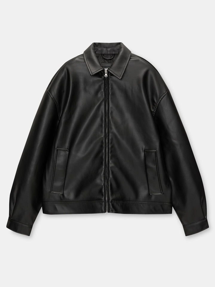 Moudda PULL & BEAR - Veste PU Lisse Type Harrington - Tunisie 1