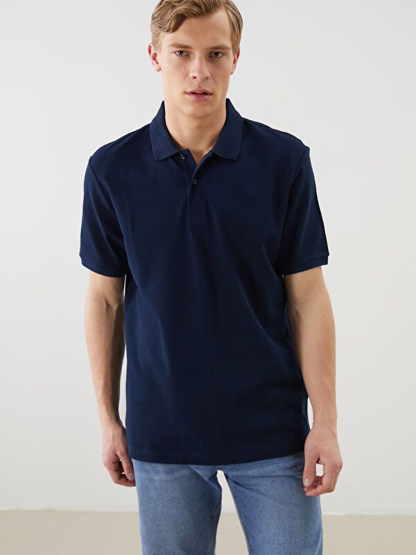 Moudda LC Waikiki - T-shirt col polo basique manches courtes en jersey - Tunisie 5