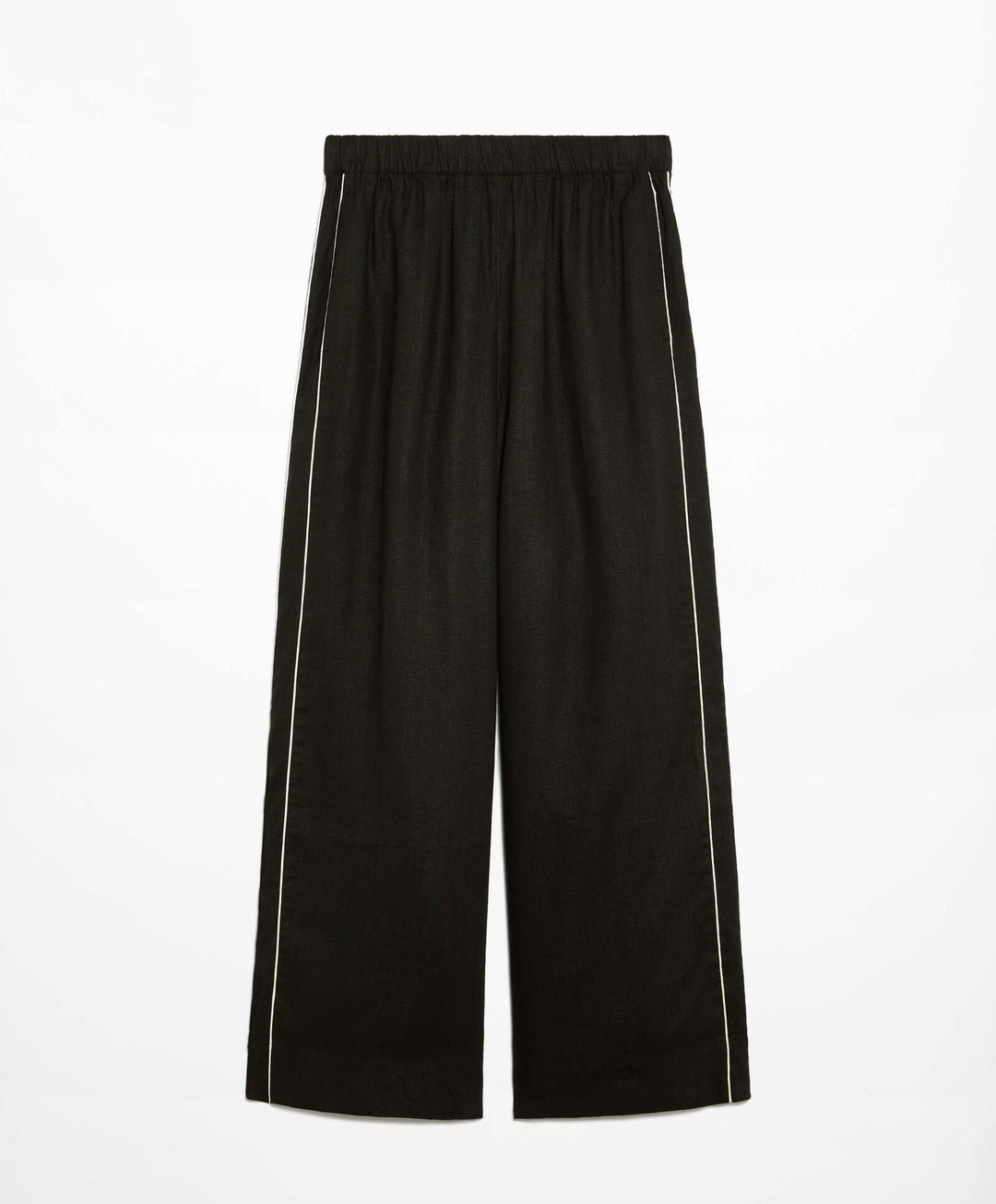 Moudda Oysho - Pantalon 100% Lin avec Passepoil Taille Moyenne - Tunisie 7