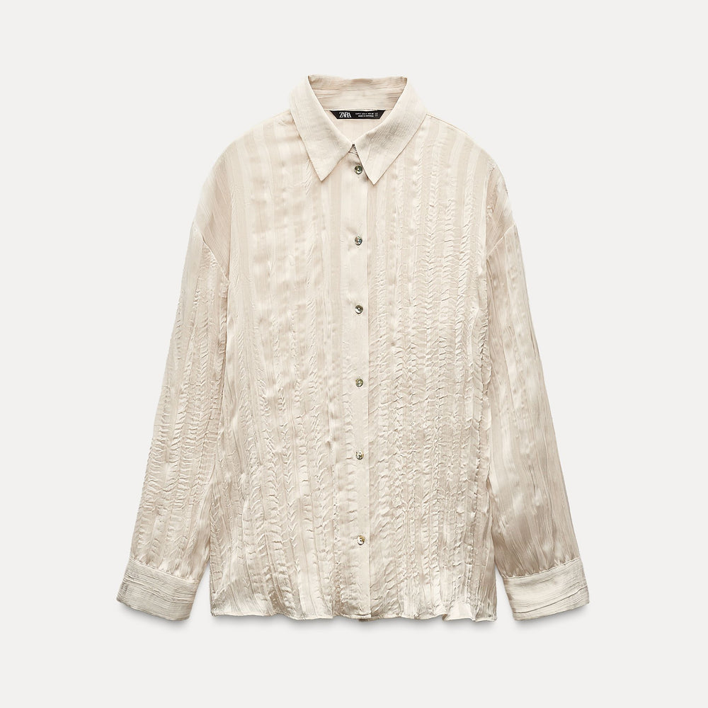 Moudda ZARA - Chemise plissée manches longues - Tunisie 2