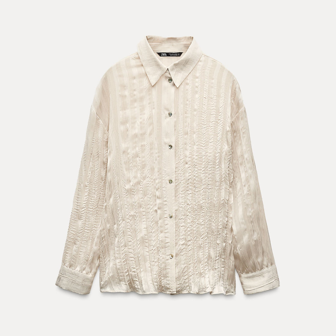 Moudda ZARA - Chemise plissée manches longues - Tunisie 2
